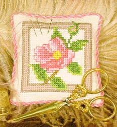 Wild Rose Pincushion Kit