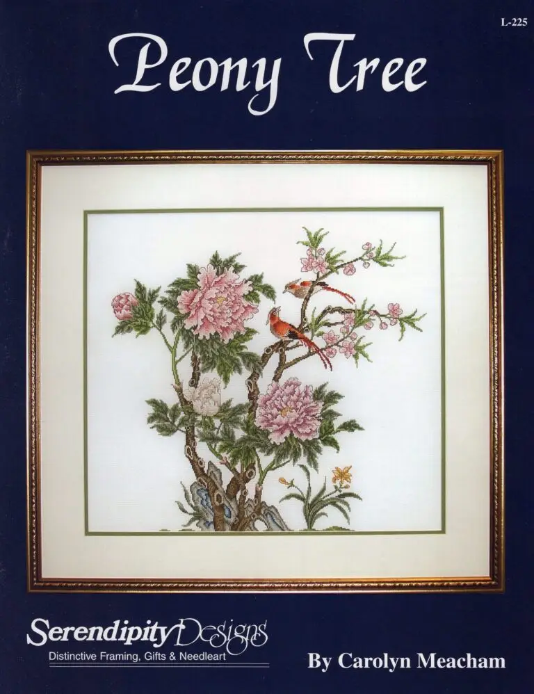 Oriental Collection Peony Tree Leaflet